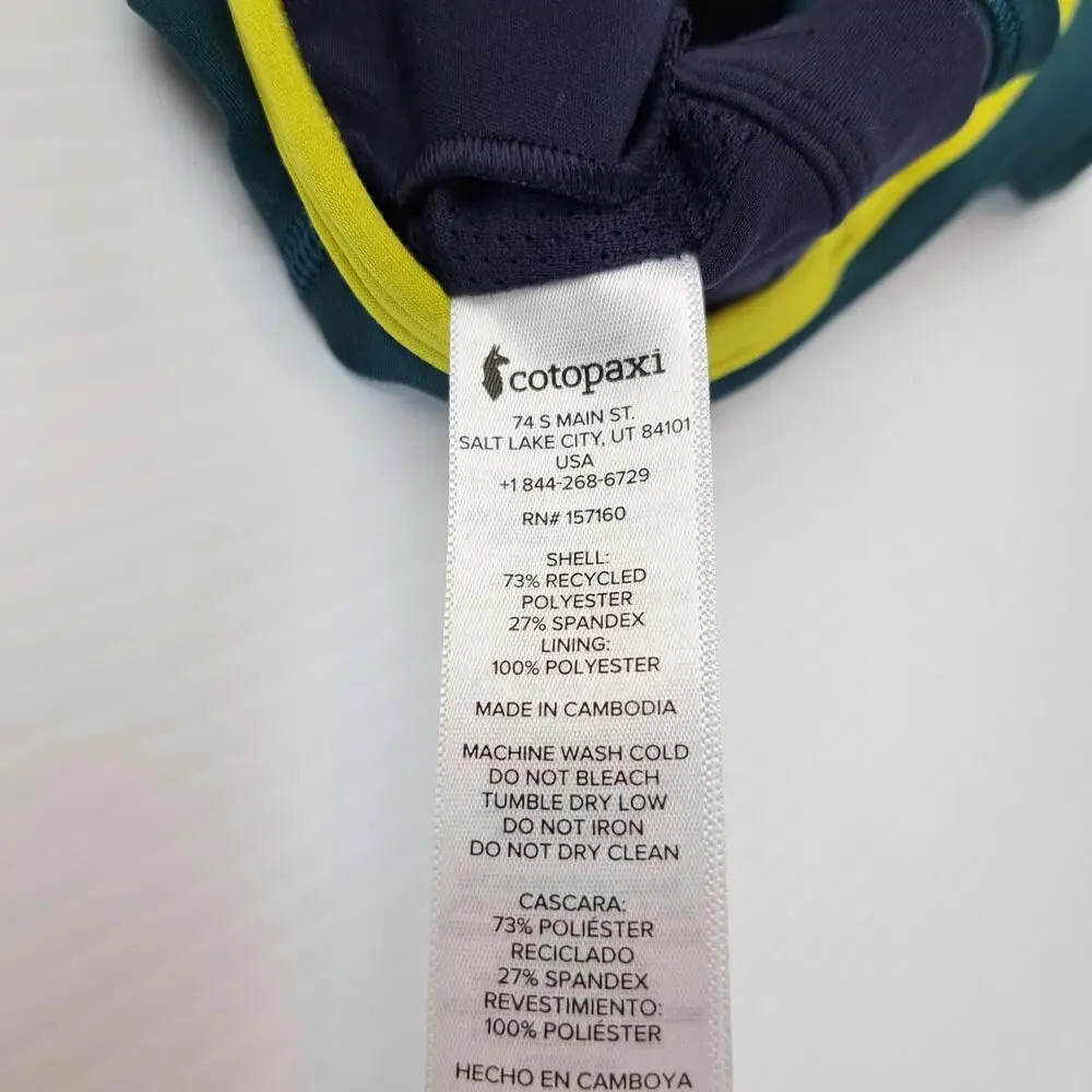 Cotopaxi Sports Bra Womens Small Multicolor Colorblock Crossback Gym Yoga